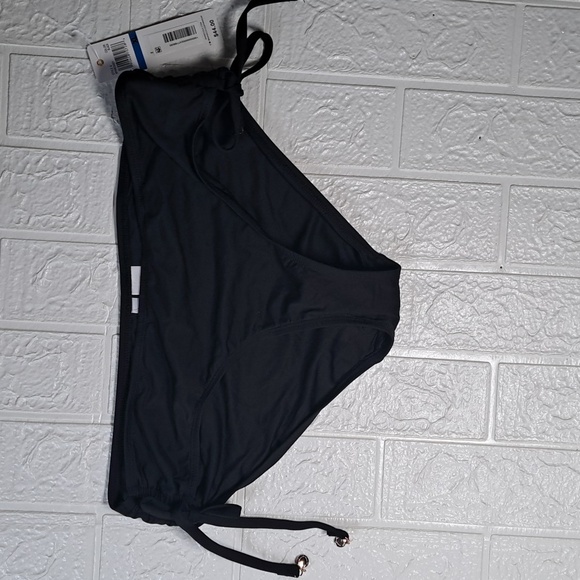 Anne Cole Side Tie Black Bikini Swim Bottoms XL - Picture 5 of 10